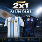 Promo 2x1 Selección Argentina 2026 | Titular + Suplente