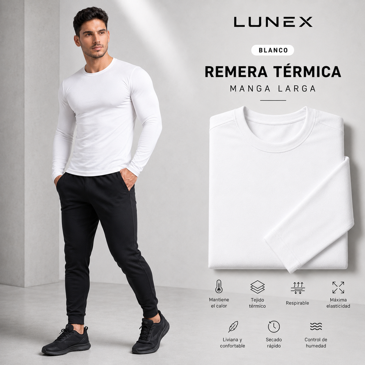 3x1 | Remeras termicas hombres