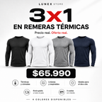3x1 | Remeras termicas hombres